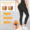 Women's Sweat Leggings Waist Trainer Body Shaper Sauna Compression High Waist Sport Pants For Weight Loss Slimming Shapewear