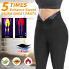 Women's Sweat Leggings Waist Trainer Body Shaper Sauna Compression High Waist Sport Pants For Weight Loss Slimming Shapewear