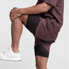 Men’s 2-in-1 Performance Workout Shorts with Built-In Liner
