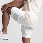 Men’s 2-in-1 Performance Workout Shorts with Built-In Liner