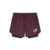 Men’s 2-in-1 Performance Workout Shorts with Built-In Liner